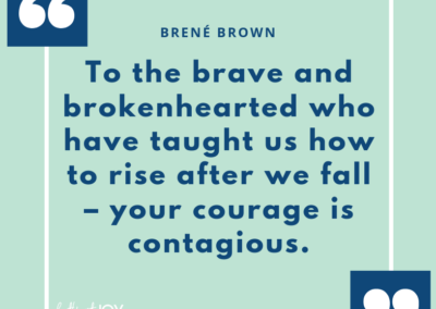 Courage is contagious