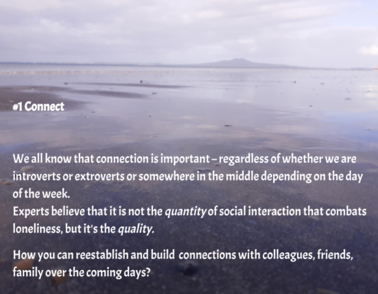 Tip #1 - Connect
